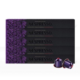 Nespresso Café Ispirazione Firenze Arpeggio Decaffeinato, Paquete de 50 cápsulas de Sistema Original