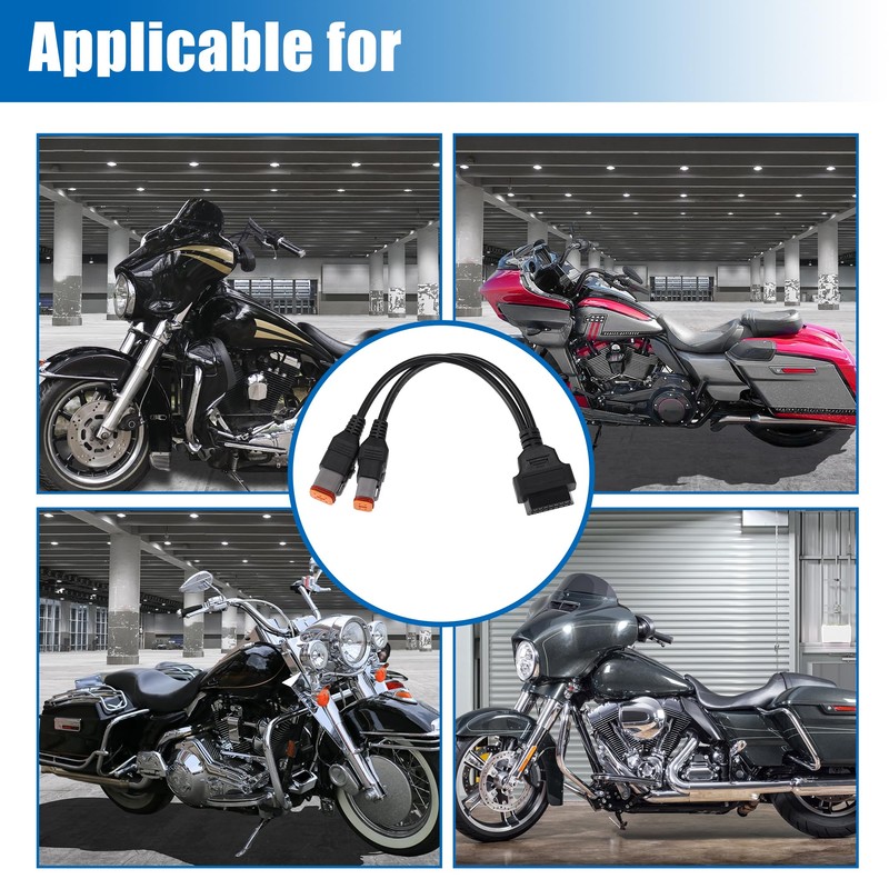 uxcell 16 Pin to 4 Pin 6 Pin Motorcycle 2