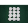 Zensa Fashion White Table Football Balls 36mm (Pack of 12)