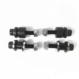 Detachable 4-Point Docking Hardware Kits Compatible for Harley Fatboy Breakout Street Bob Heritage Softail Low Rider Sport Glide 07-23, Sissy Bar Tour Rack Docking Points Mount Bolts (Black)