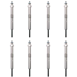 Wellman Glow Plugs Fast Start Glowplugs Set of 8 compatible with 06-11 GMC & Chevy 3500 & 2500 6.6L DURAMAX LLY & LBZ