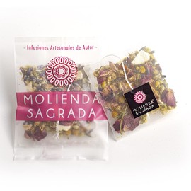 Molienda Sagrada Tisana Manzanilla Lavanda/Infusión Herbal / 45 sachets biodegradables