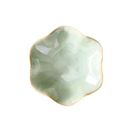 Small Ceramic Jewelry Bowl, Aesthetic Jewelry Bowl, Wedding Ring Holder, Bowl, Home, Key Storage Bowl, Decorative Bracelet Organiser, Plate for Room Decor, Light Green