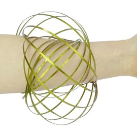 Toyland® Gold Stainless Steel Kinetic Spring - Sensory Play - Destress and Relaxation Toys