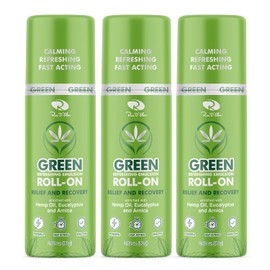 Ross D’Elen Green Menthol Relief and Recovery ROLL-ON 3-Pack