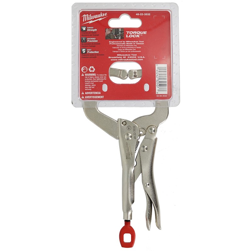 Milwaukee 48-22-3532 Torque Lock 6” Locking Spring Loaded Metal C-Clamp