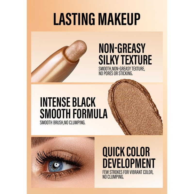 Kyannkara Eyeshadow stick Smooth Cream Shimmer Shadow Nude Matte Smoker