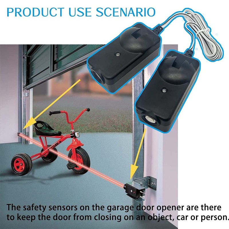 Kit de Sensor de Seguridad para Abrepuertas de Garaje con