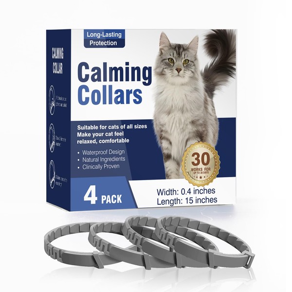 Calming Collar for Cats 4 Pack Cat Calming Collar Calming
