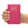 Evelay Index Address Book Leather Look Cover Executive Padded Small