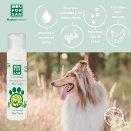 Menforsan Dog/Cat Foam Shampoo with Aloe Vera 200 ml