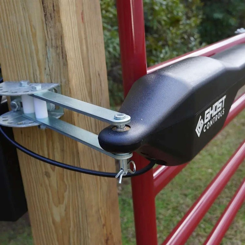 Ghost Controls Push-to-Open Brackets for Automatic Gates That Open Away