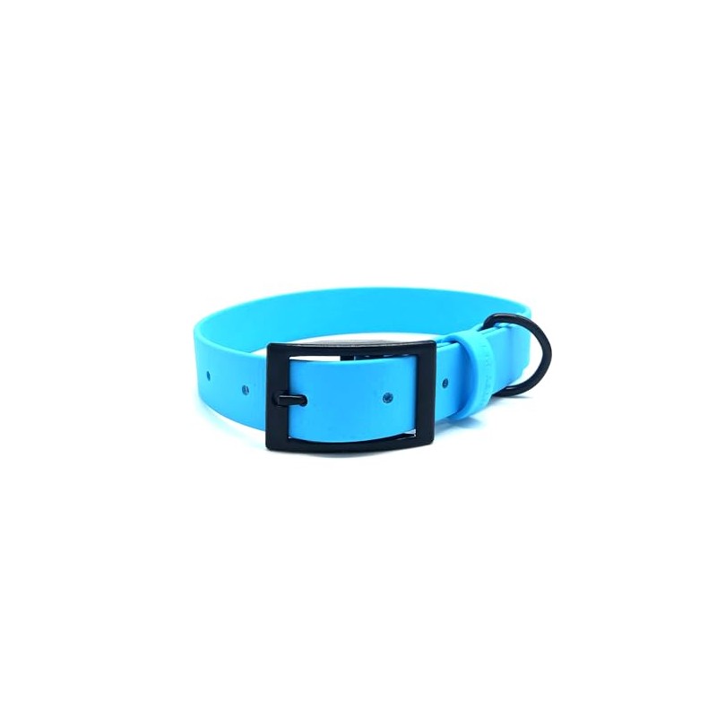 Waterproof Biothane Dog Collar Blue XXS