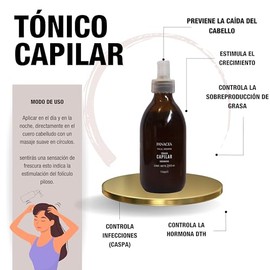 Kit Caída Cuidado Cabello Proteína Capilar 50ml Tónico 240ml Shampo Sólido Barra Romero 80g