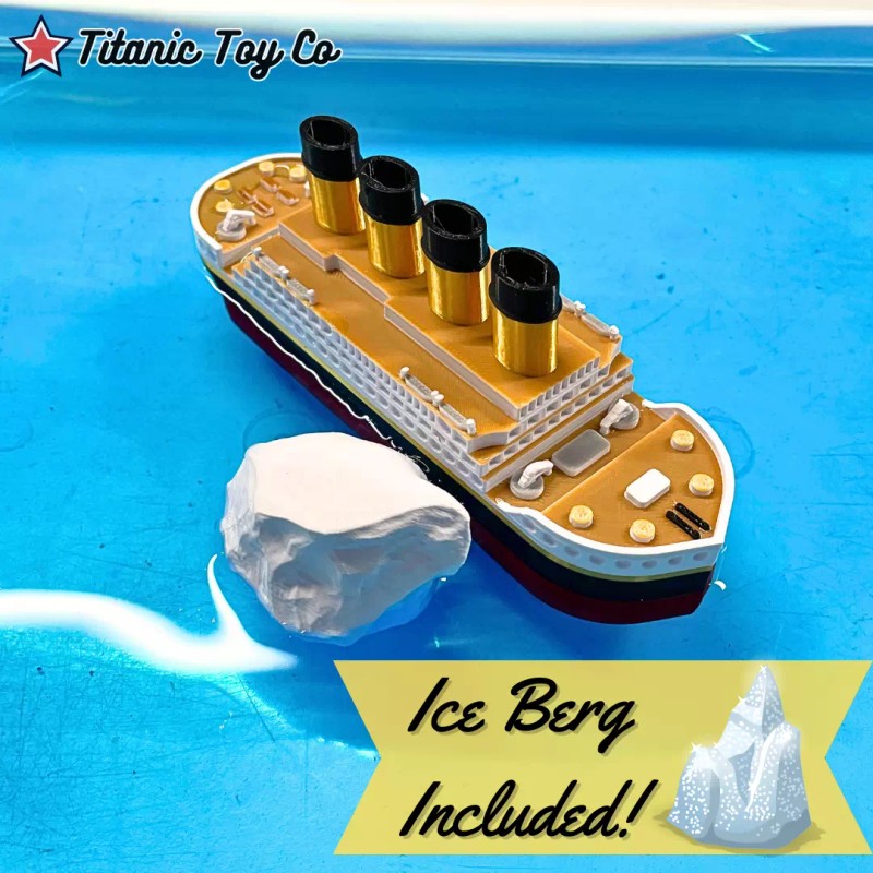 6" Titanic Bath Boat And Pool Toy, Titanic Model Titanic