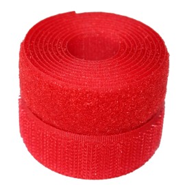 Red 20mm Sew-on Hook & Loop Tape Alfatex® Brand supplied by the Velcro Companies - Various Lengths (10m)