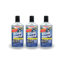 Glass Shield Auto Protective Coating (liquid) – Protects Glass, Repels Rain, Beads Water, Repellent Coating on All Exterior Windshield & Auto - 10 oz - 3 Pack