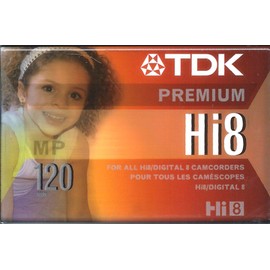 TDK MP120 Hi-8 Video Cassette