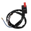 Motorcycle Headlight Dimmer Switch Left 35250‑126‑701 3 Wires ABS Replacement