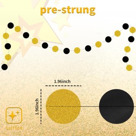 Bandera de Good Luck We Will Miss You con purpurina, color negro y dorado, suministros de decoración para fiesta de jubilación, despedida, fiesta, graduación, salir, oficina, hogar, fiesta de