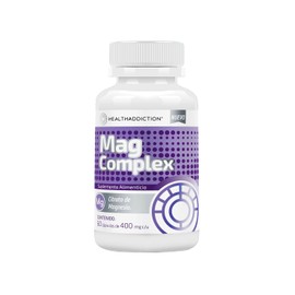 HEALTHADDICTION | Citrato De Magnesio Mag Complex Healthaddiction. 60 cápsulas de 400mg