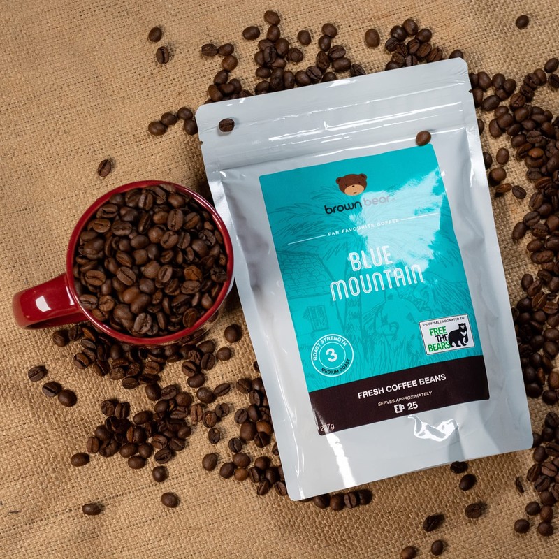 Blue Mountain Medium Roast Ground Coffee 227g - Ideal for