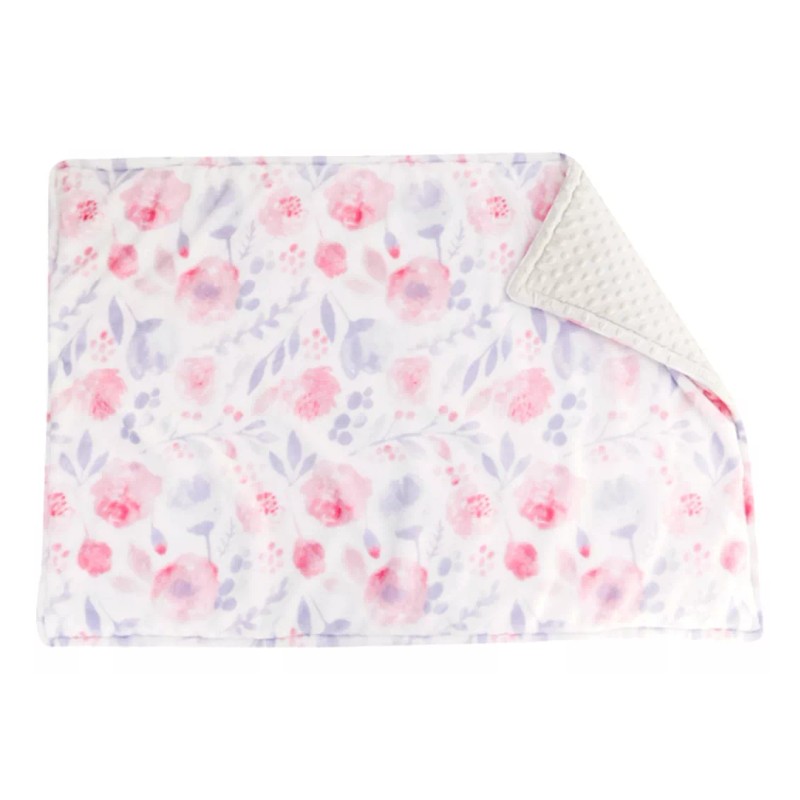 Chiqui Mundo Cobertor Para Bebe Premium Viajero Floral 2 Vistas