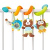 Baby Stroller Spiral Infant Toys Animal Plush Rattle For Stroller