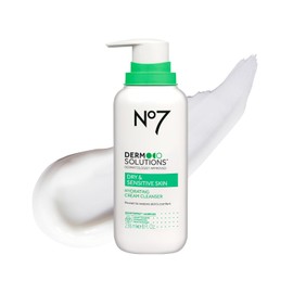 No7 Limpiador Facial Hidratante Derm Solutions - Crema Limpiadora Suave Formulada Con Ceramidas, Niacinamida Y Adaptógenos Para Ayudar A Mantener La Barrera De Hidratación De La Piel - Para Piel Seca
