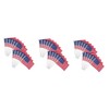 Kisangel 3sets Mini American Flags Stick Hand Waving Usa Flag