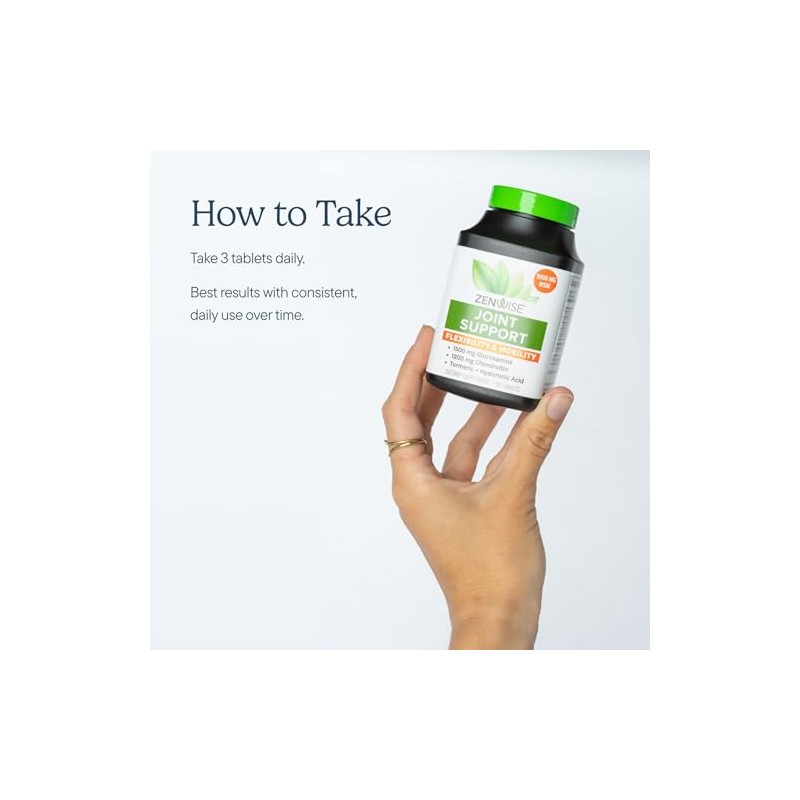Glucosamine Chondroitin Sulfate MSM Curcumin - Joint Supplement with Hyaluronic
