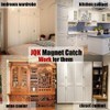 JQK Magnetic Cabinet Door Catch, Stainless Steel Closet Catches with