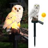 DOUBLE 2 C Solar Garden Light Outdoor, Owl Solar Garden