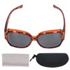 UV Protection Glasses Amber Anti Slip Lightweight Frame Polarized Sunglasses