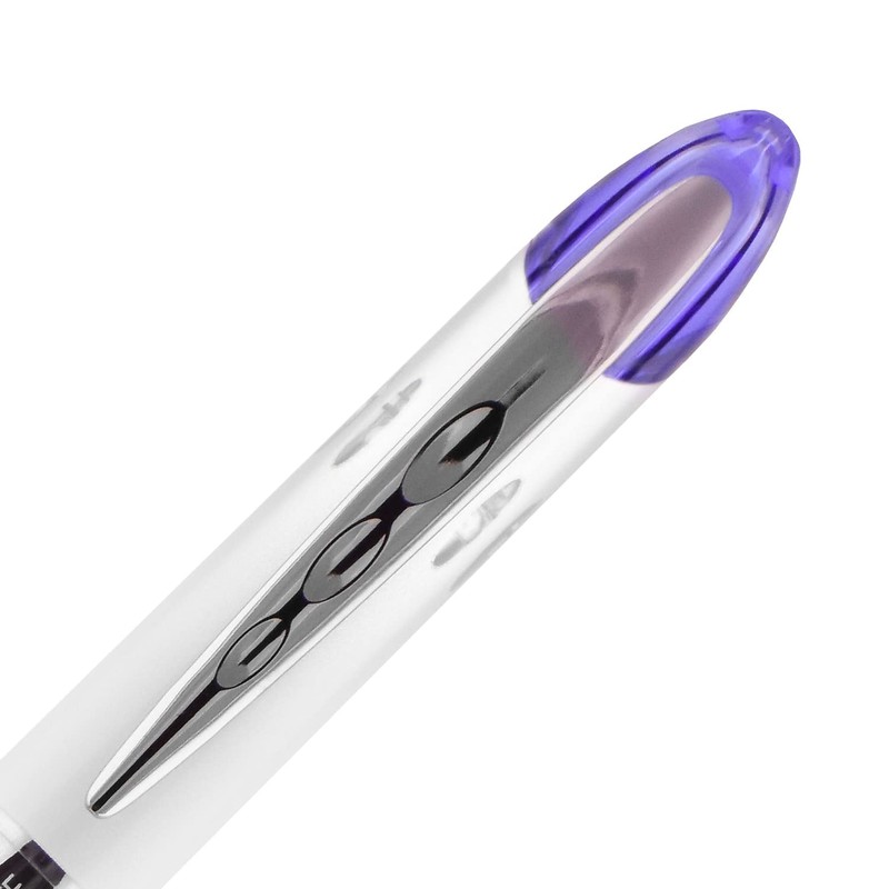 uni-Ball® Vision Elite Stick Roller Ball Pen, Purple Ink, Bold,