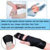 Skeerthy Trigger Finger Splint (Left) Support Two/Three Fingers, Broken Finger