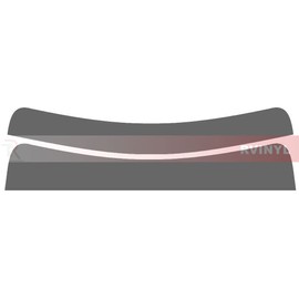 Rvinyl Window Tint Kit Compatible with Dodge Ram 2009-2018 (4 Door Crew/Mega Cab) - Windshield Strip Visor - 35%