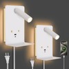 ZEROUNO Touch Dimmable Wall Mounted Reading Light Set of 2,