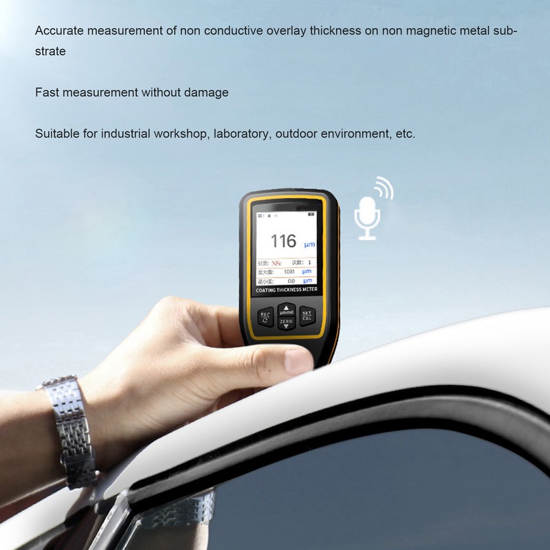 Coating Thickness Gauge High Accuracy Paint Film Meter Automotive Paint
