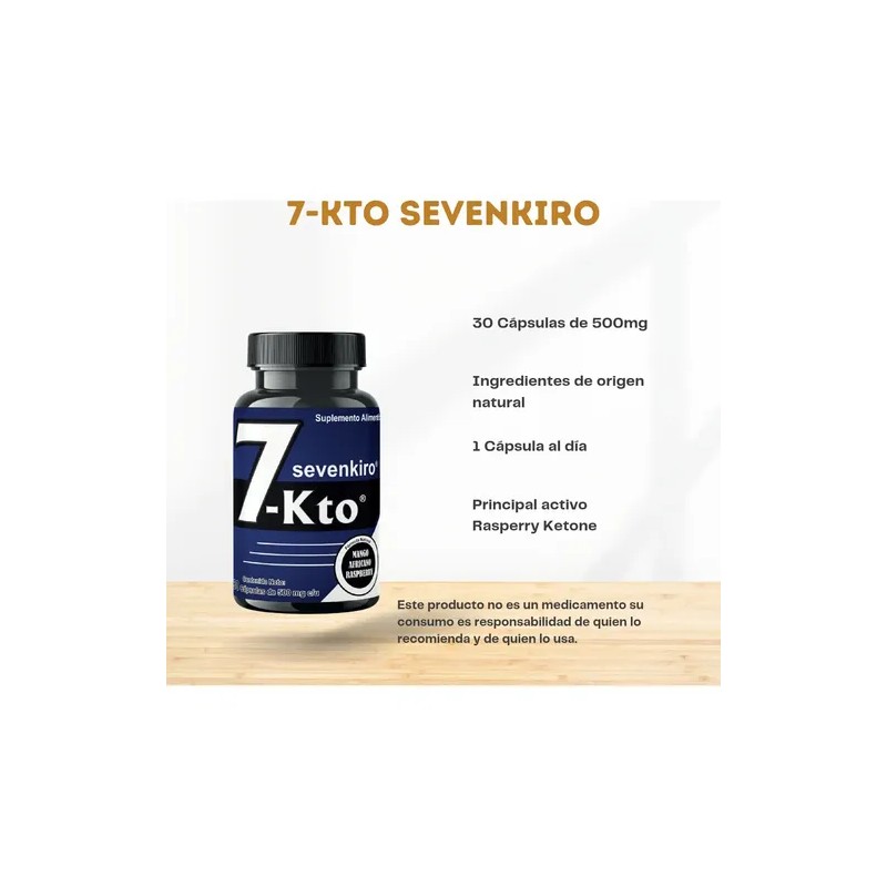 Kit 2 Frascos 7-keto Sevenkiro Nueva Imagen 7-kto 30 Caps