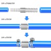 TAILONZ PNEUMATIC 5 Pieces 304 Stainless Steel Hose Overhead Jack,