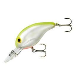 Band-It Crankbait Series 100 200 & 300 Bass Fishing Lures, Pearl Chartreuse Back, Series 200 (Dives to 8') (BDT215)