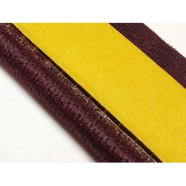 Do-it-yourself Carpet and Area Rug Binding (22 Colors Available) - Quantity 1 = 5 Foot Section, Crimson