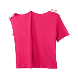 Women’s Open-Back Adaptive Diamond T-Shirt - Extreme Pink MED