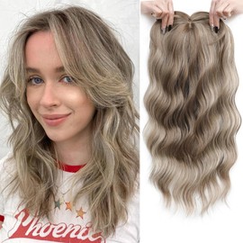 PORSMEER Hair Topper 7"X7" Hair Toppers For Women With Thinning Hair 20" Wiglets Ladies Toppers Hair Pieces For Women