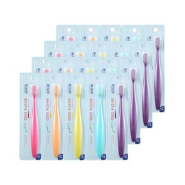 Bristic Ergo Adult Toothbrush 20-Count Compact / 브리스틱 에르고 성인 칫솔 20개 컴팩트