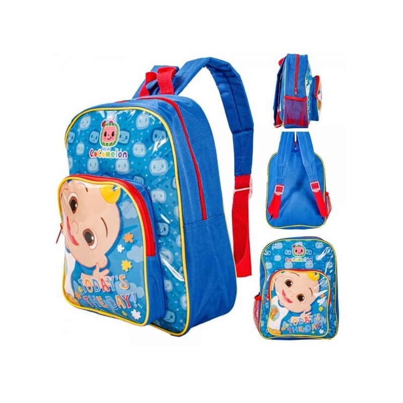 Children's Character CoComelon Backpack with front pocket Kids Boys Deluxe