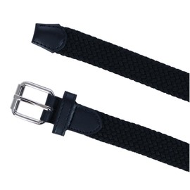 CTM Kids 'elástico trenzada Stretch Cinturón, Negro, XL