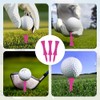 loacuony Pack of 100 57 mm Golf Tees, Plastic Golf