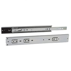 Amig - Metal Rail Guides Set | Self Locking | 30kg Load Capacity | Ball Bearings Corrosion Resistant Steel | For Cabinets & Drawers 250 x 45mm Alloy Steel